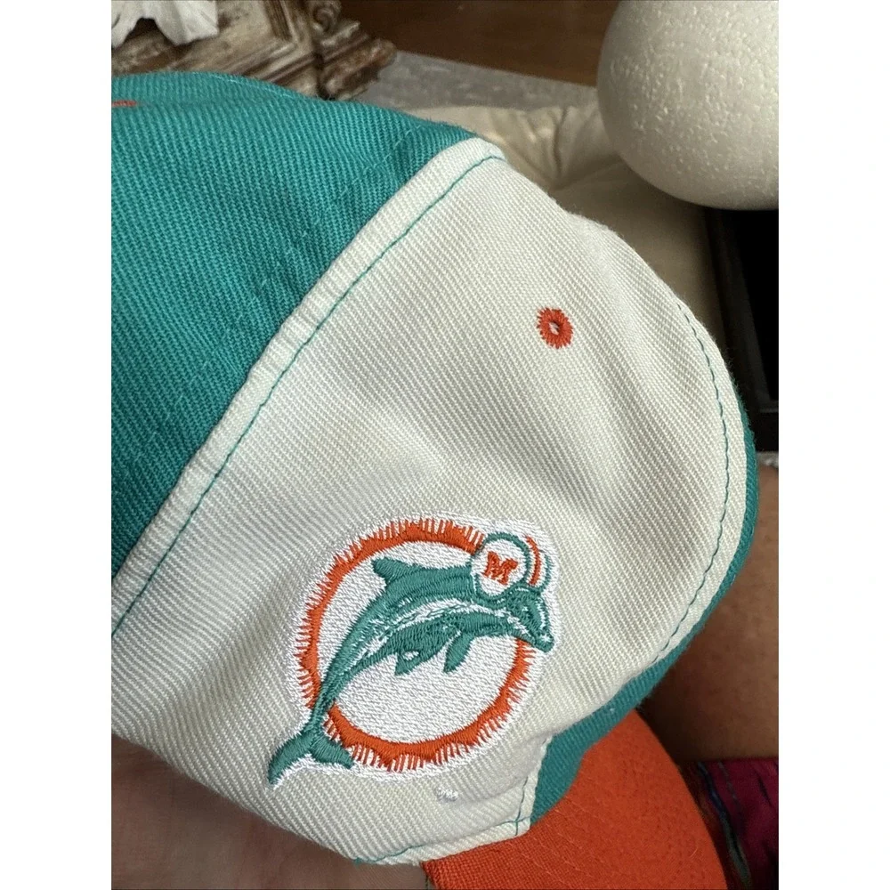 Miami Dolphins Vintage Sports Specialties Trucker Snapback Cap Super Rare 4688‎